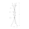 Monarch Specialties Coat Rack, Hall Tree, Free Standing, 11 Hooks, Entryway, 74"H, Bedroom, Metal, Black, Contemporary I 2062 - alternate 2